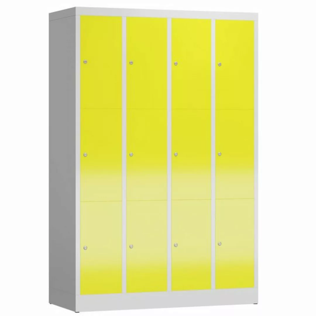 Steelboxx Fächerschrank ClassiX Schließfachschrank, 4 Abteile à 3 Fächer, 1 günstig online kaufen