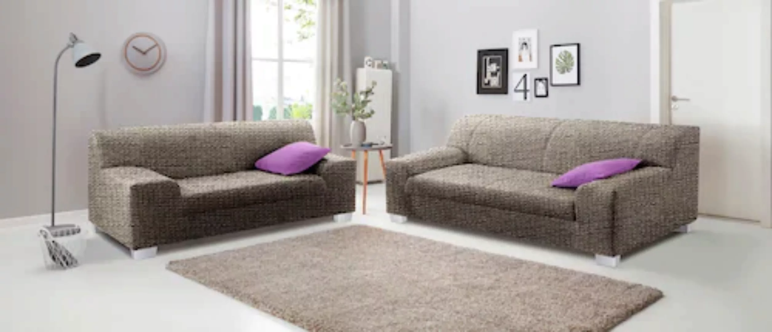 DOMO collection Polstergarnitur »Amando«, (Spar-Set), bestehend aus 2er- un günstig online kaufen