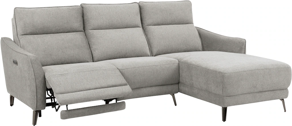 INOSIGN Ecksofa "TAYLER 3-Sitzer, L-Form (Breite 239cm), elektr. Relaxfunkt günstig online kaufen