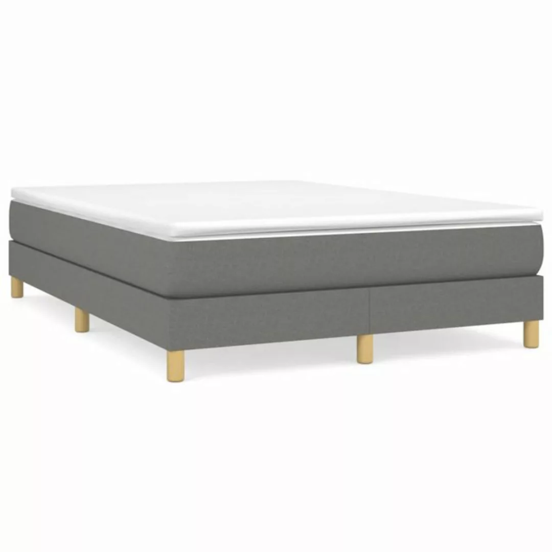 Vidaxl Boxspringbett Hellgrau 140x200 Cm Stoff günstig online kaufen