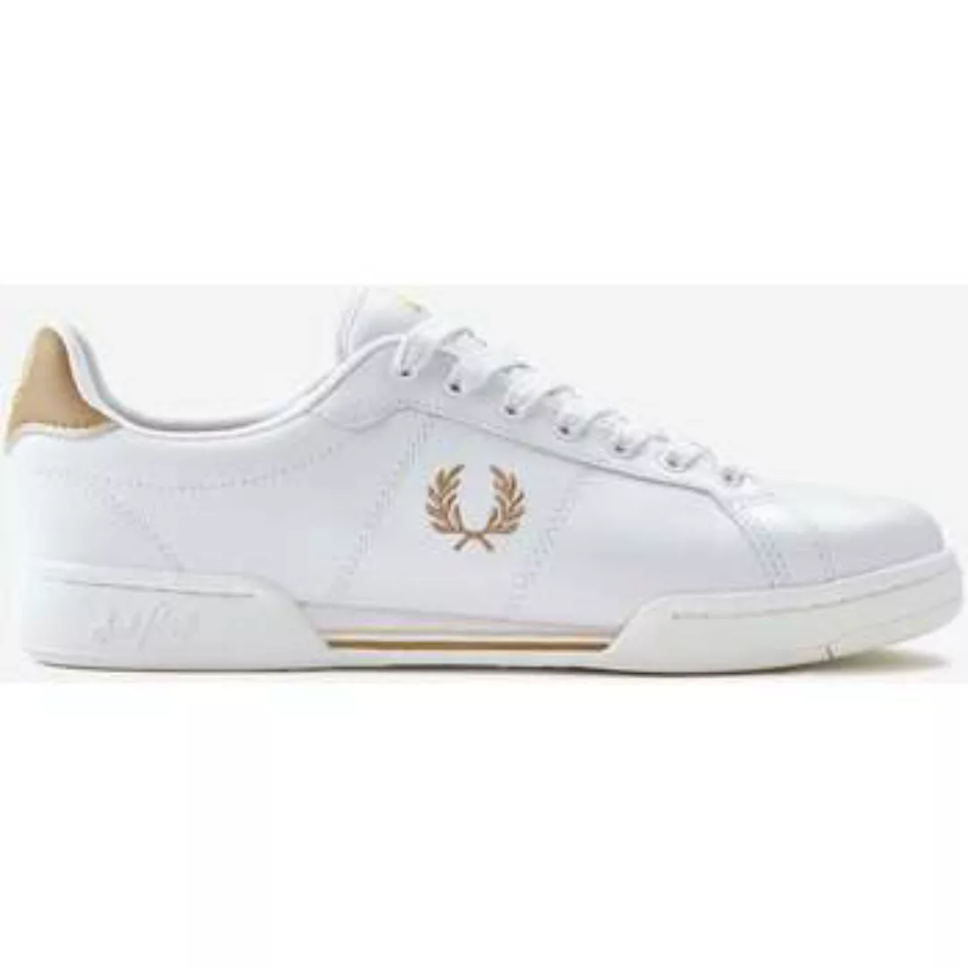 Fred Perry  Sneaker B722 Leder – weißer warmer Stein günstig online kaufen