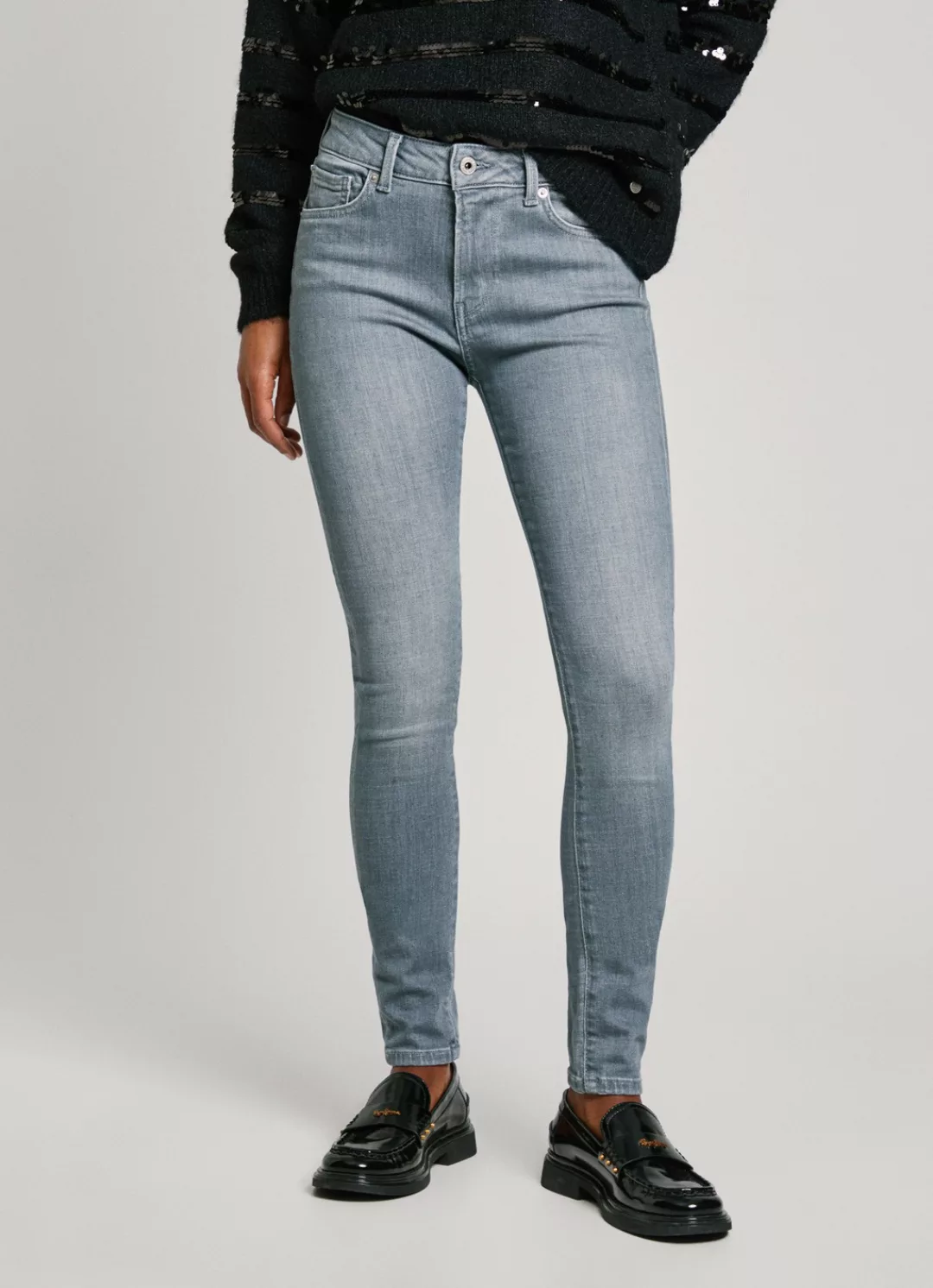 Pepe Jeans Skinny-fit-Jeans "SKINNY JEANS MW", in verschiedenen Waschungen günstig online kaufen