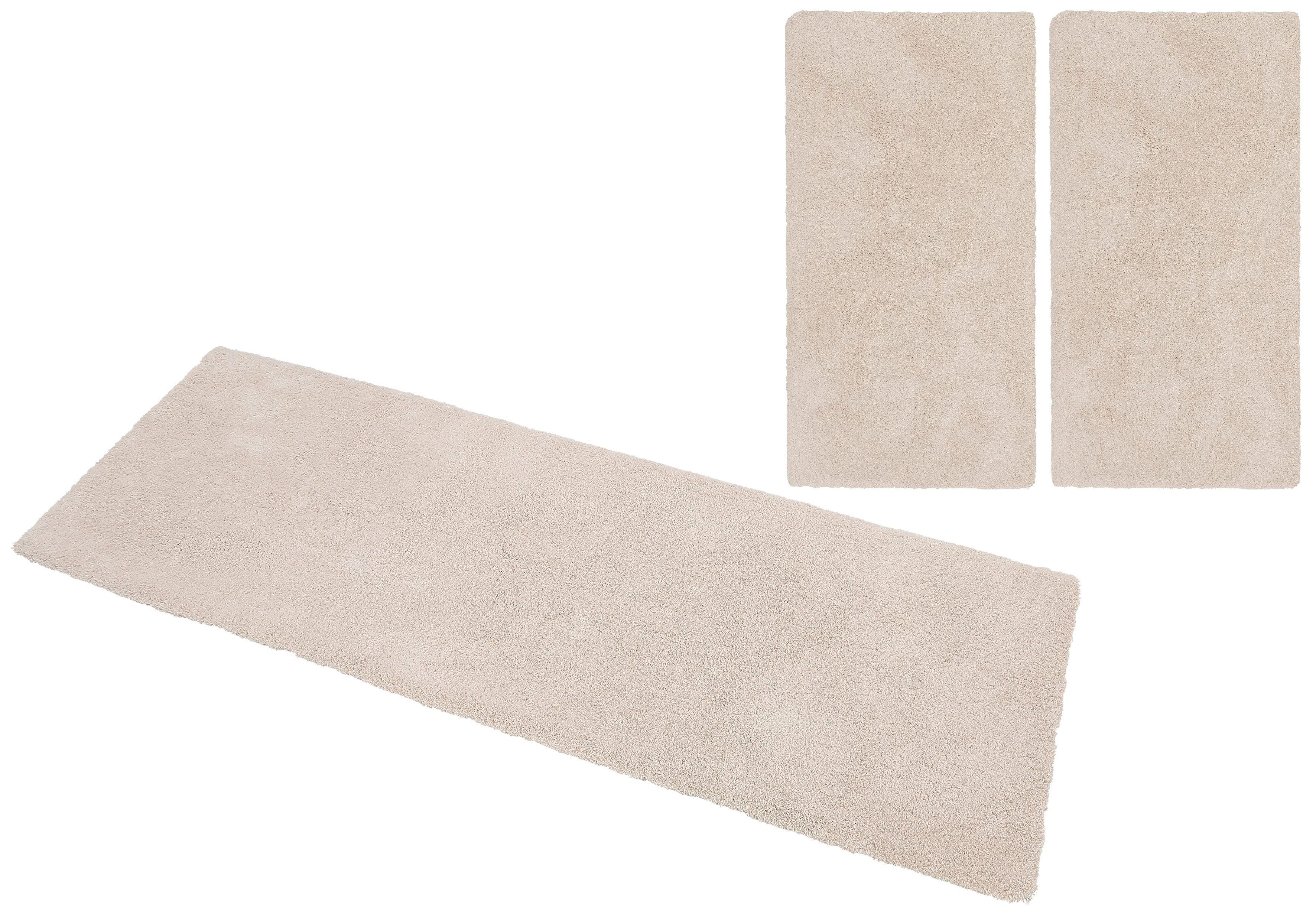 my home Hochflor-Bettumrandung Microfaser Teppich Magong, günstig online kaufen