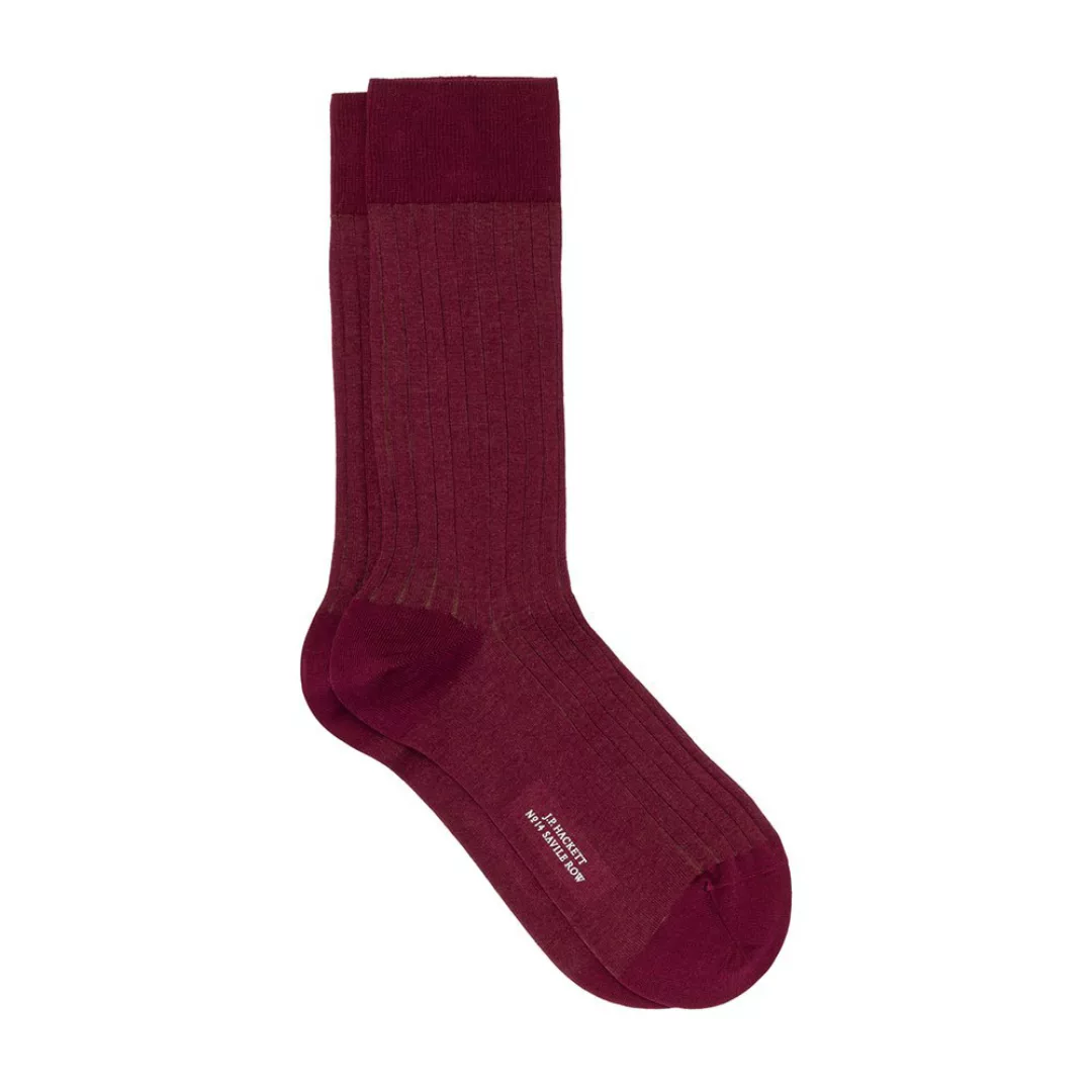 Hackett Sr Contrt Rib Socken EU 50-52 Red / Red günstig online kaufen