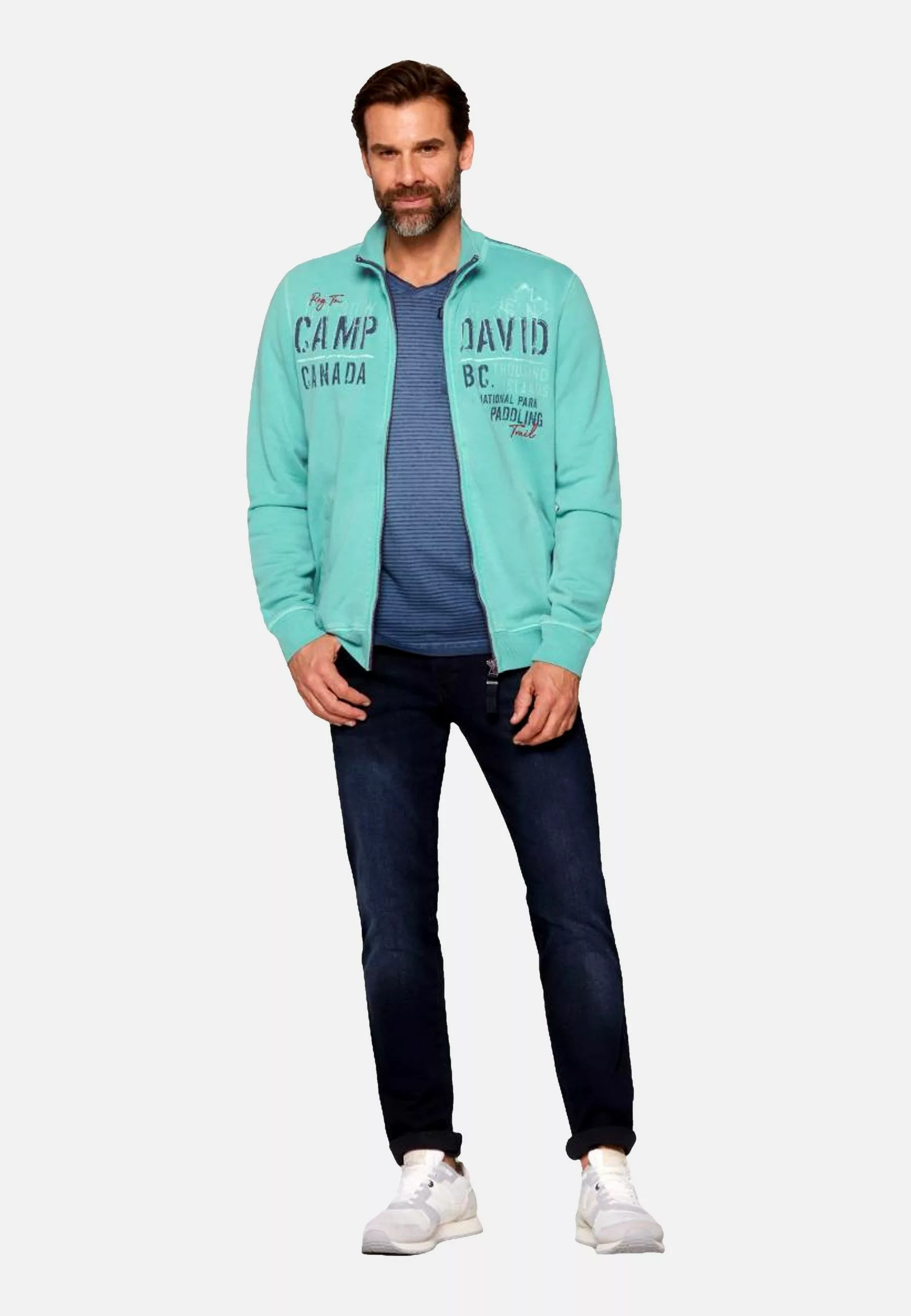 CAMP DAVID Sweatjacke Jacke Sweatjacke (1-tlg) günstig online kaufen