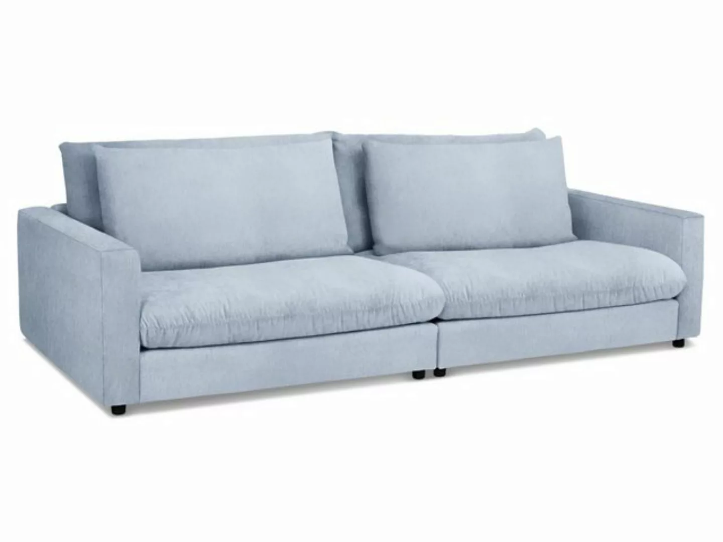 SANSIBAR Living Sofa Sofa SANSIBAR WANGEROOGE BHT 268x87x127 cm blau Couch günstig online kaufen