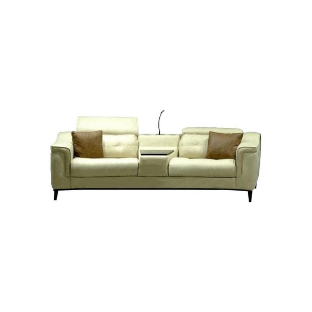 JVmoebel 2-Sitzer Beiger Zweisitzer Designer Sofa 2-Sitzer Wohnzimmer Luxur günstig online kaufen