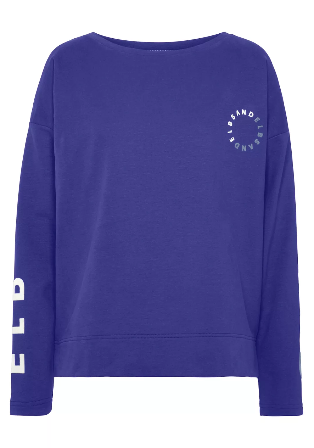 Elbsand Sweatshirt Anvor mit Logoprints auf den Ärmeln, sportlich-casual günstig online kaufen