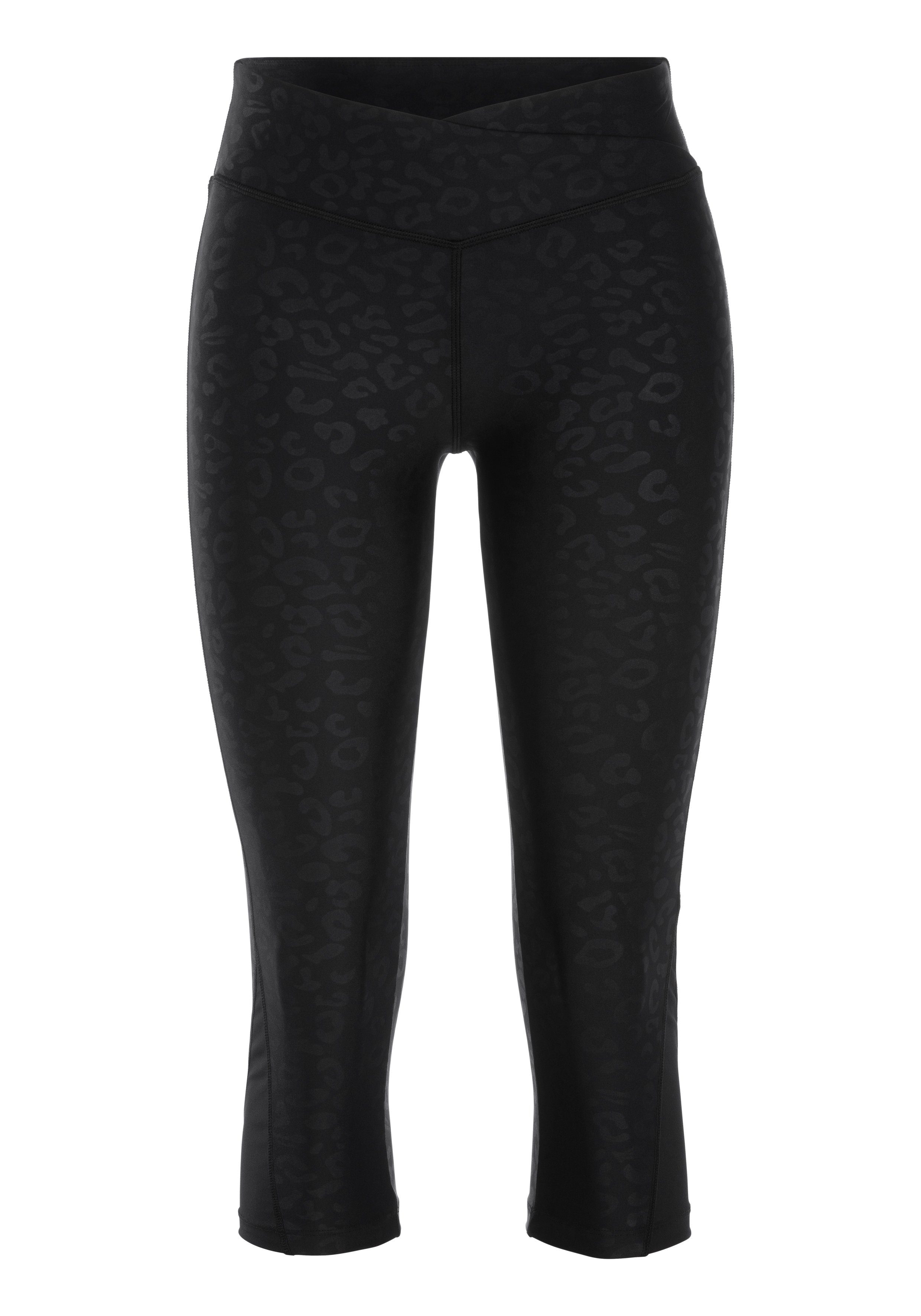 LASCANA ACTIVE Caprileggings Sporthose in Allover-Leo-Optik günstig online kaufen