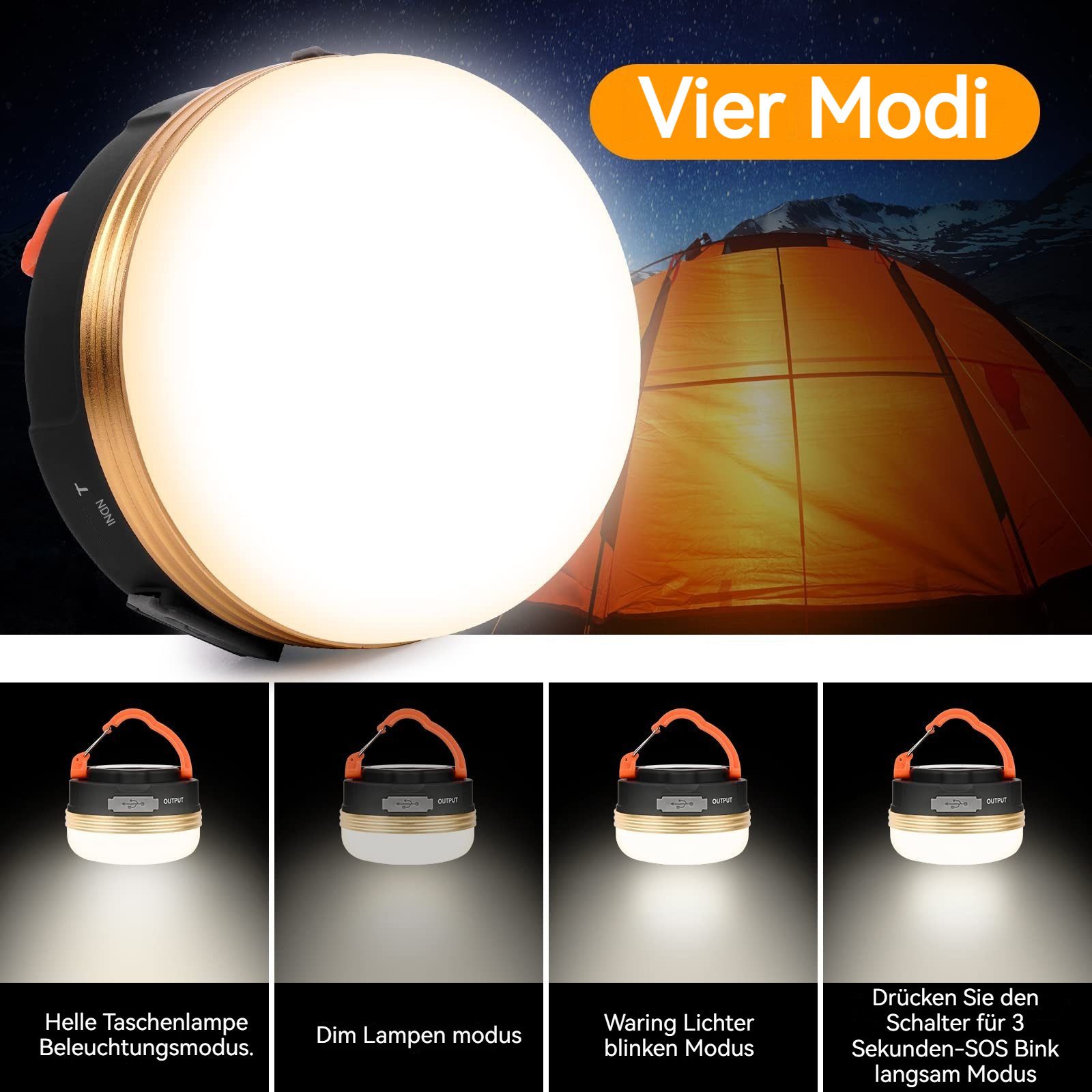 BlingBin LED Laterne LED Campinglampen USB-Aufladung günstig online kaufen