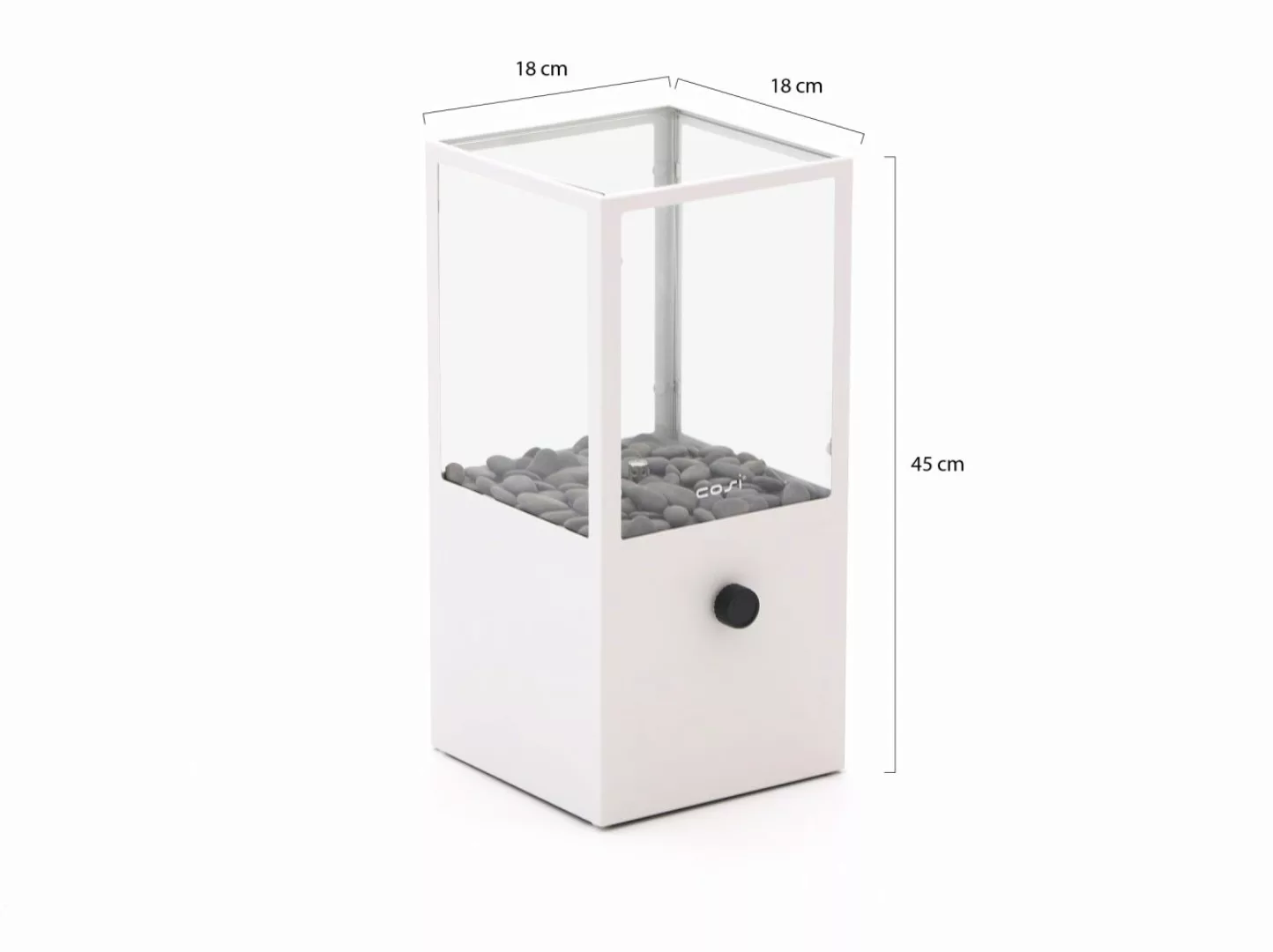 Cosiscoop Dome Tischkamin 18x18x45  cm günstig online kaufen