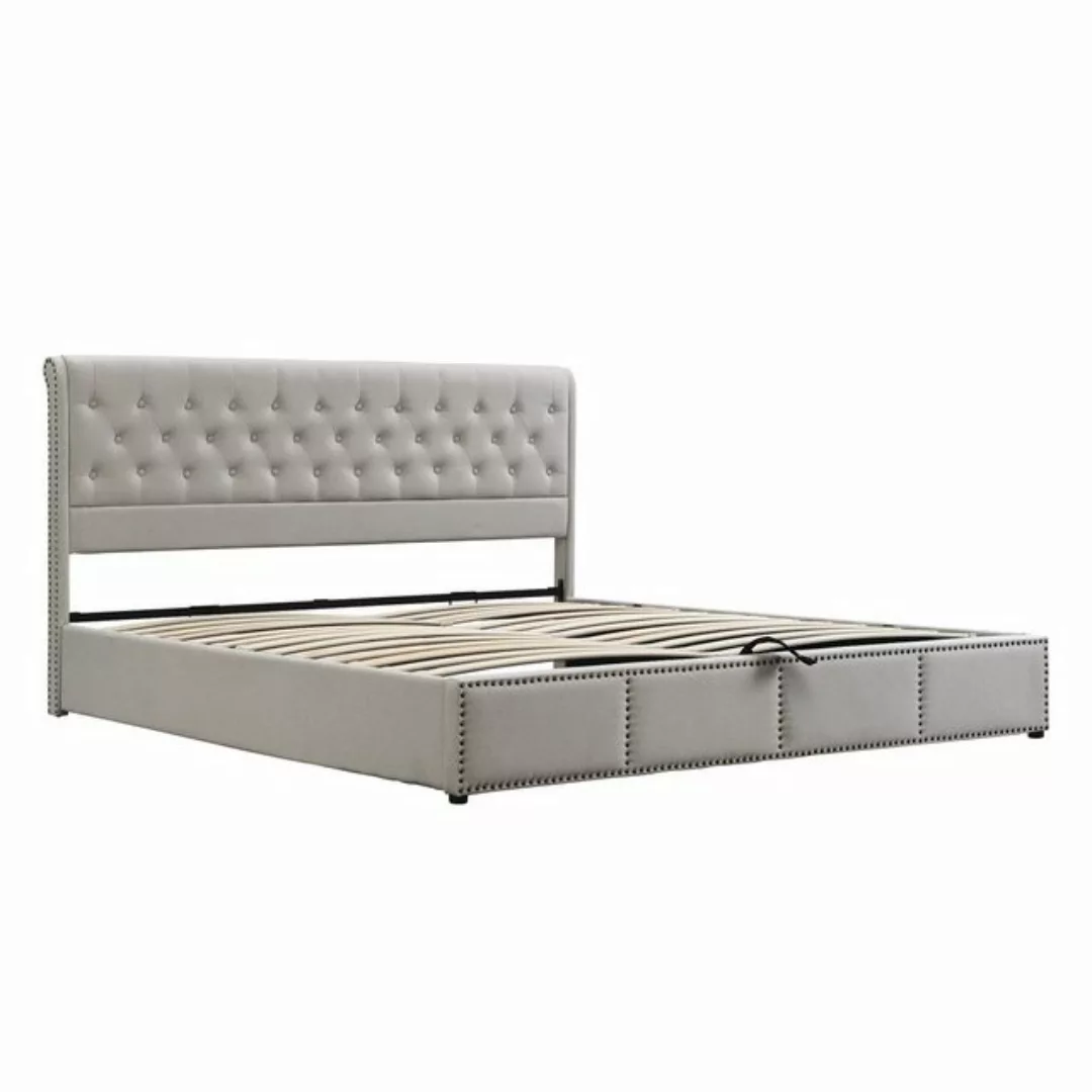 BlingBin Polsterbett Doppelbett Stauraumbett, 140 x 190 cm (1er Set, 1-tlg. günstig online kaufen