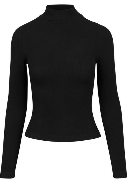 URBAN CLASSICS Langarmshirt TB1708 - Ladies Turtleneck Longsleeve black XS günstig online kaufen