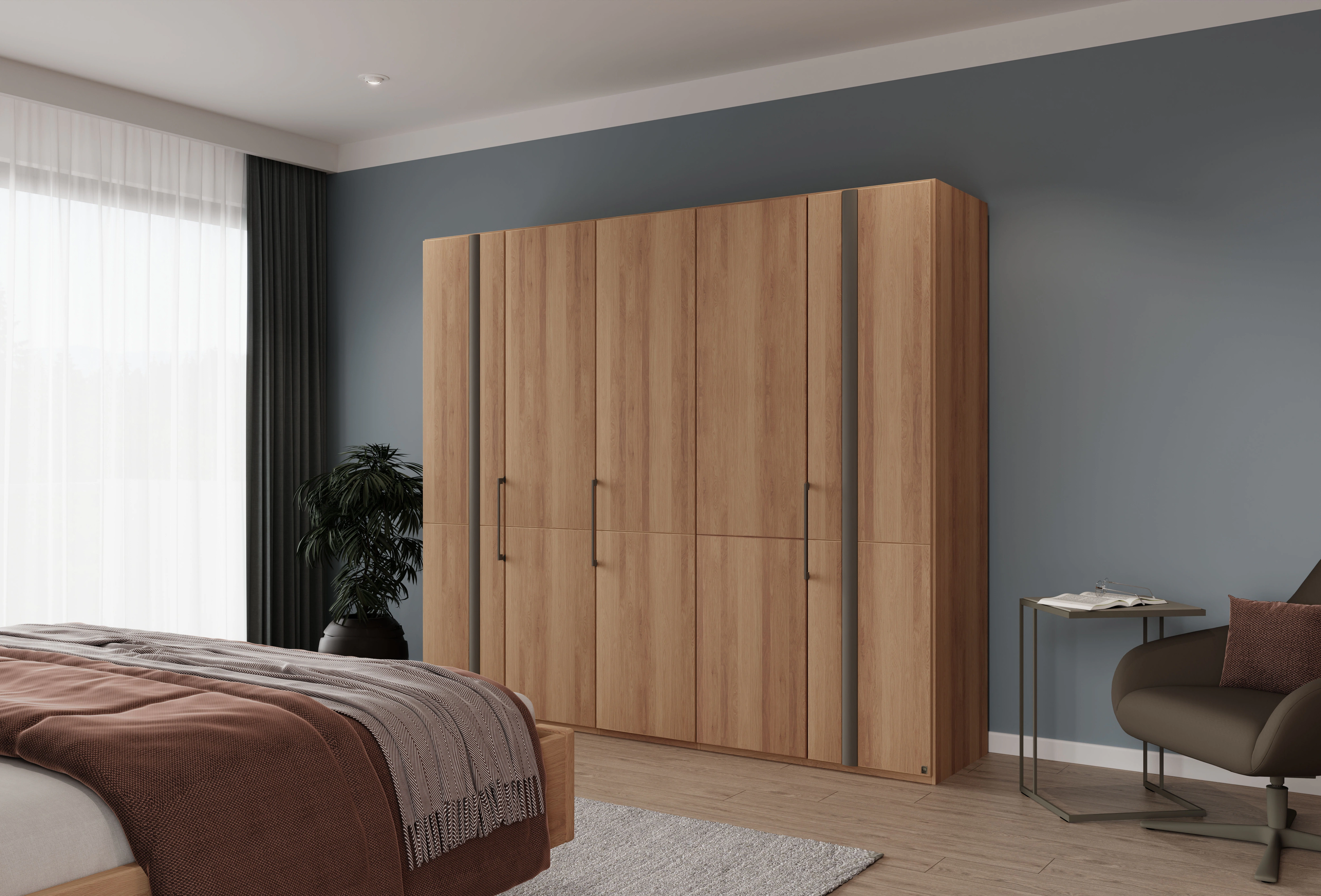 Musterring Drehtürenschrank "Sorrent, Kleiderschrank, teilmassiv Eiche", (m günstig online kaufen