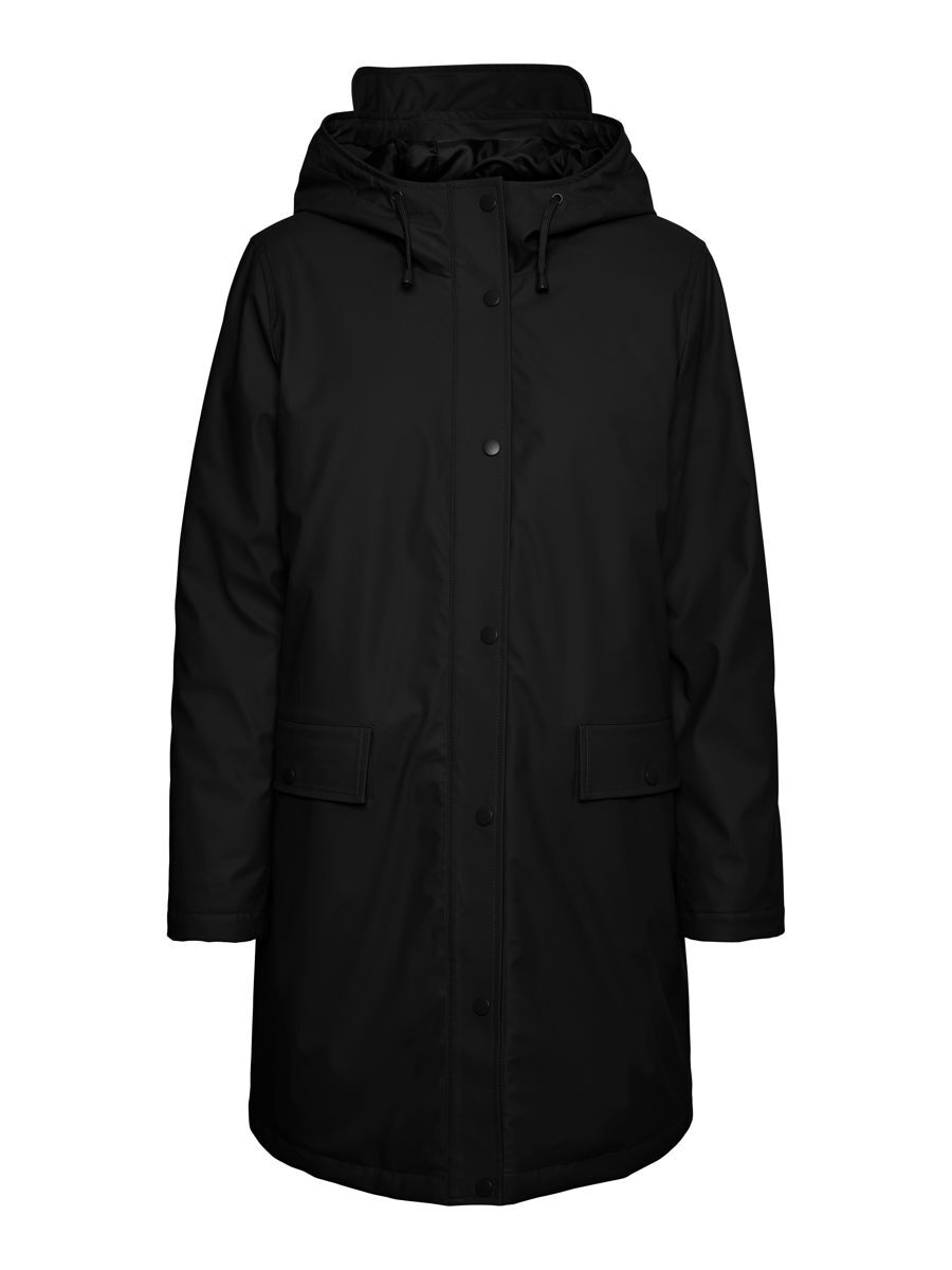 VERO MODA Regen- Mantel Damen Schwarz günstig online kaufen