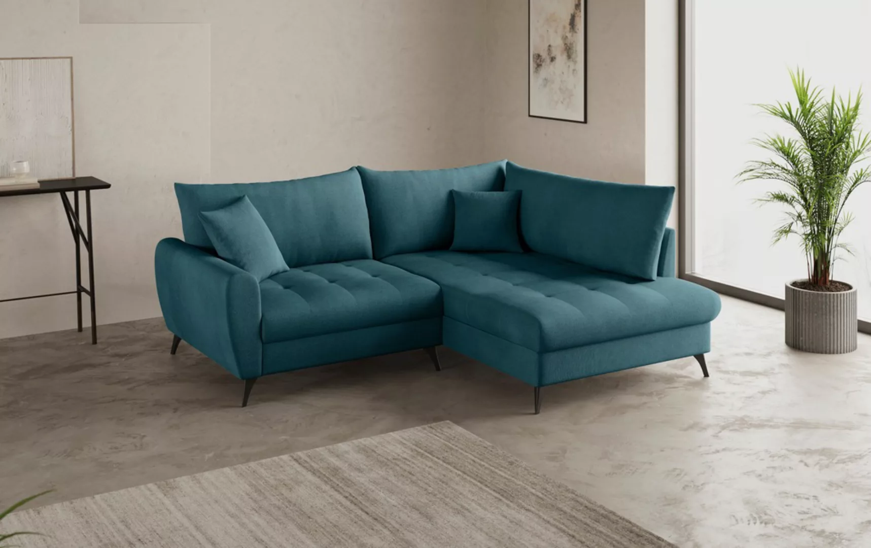 Mr. Couch Ecksofa »Blackburn II L-Form«, Wahlweise mit Kaltschaumpolsterung günstig online kaufen