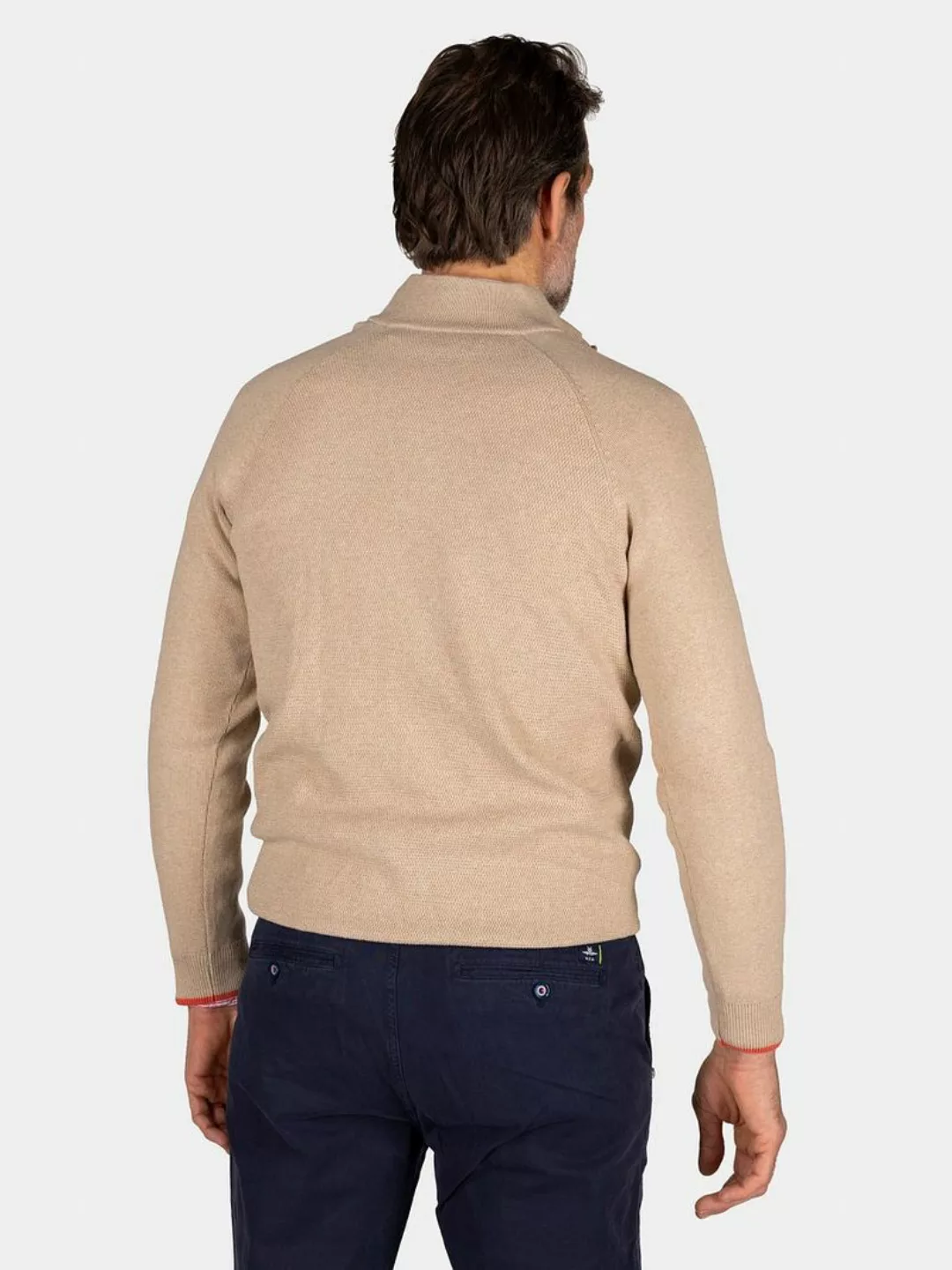 NZA Half Zip Pullover Ralph Beige - Größe M günstig online kaufen