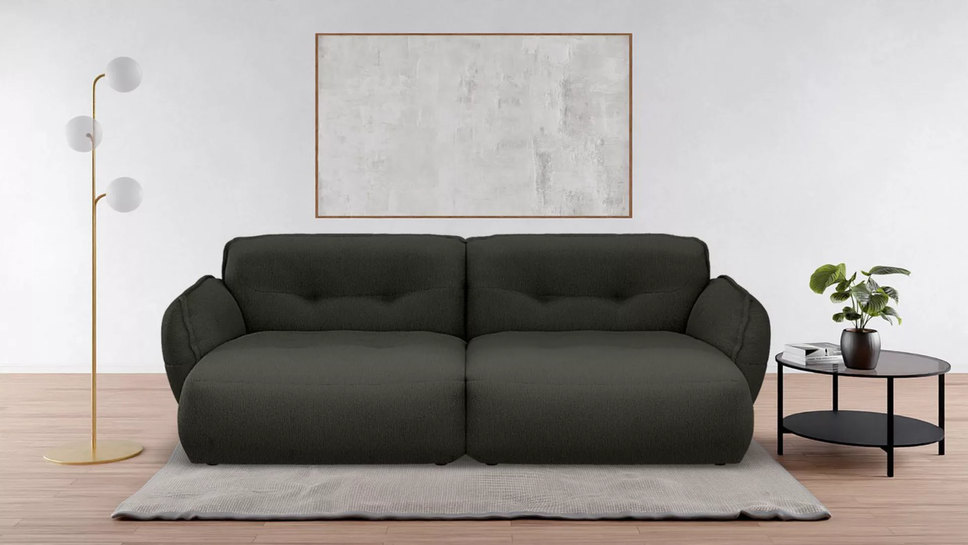 BETYPE Big-Sofa Be Fluffy, Softes Sitzgefühl, moderne Kedernaht, hochwertig günstig online kaufen