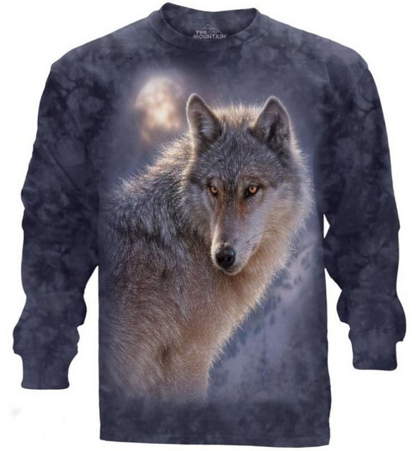 The Mountain Langarmshirt Adventure Wolf günstig online kaufen