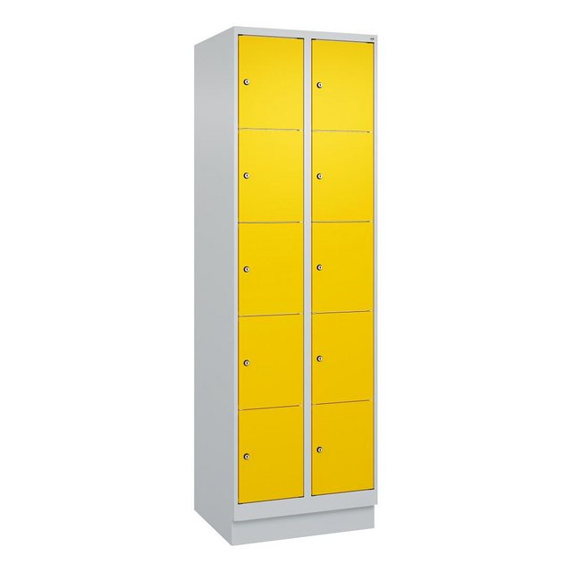 C+P Garderobenschrank Fächerschrank Classic Plus, 5 Fächer übereinander, Ab günstig online kaufen