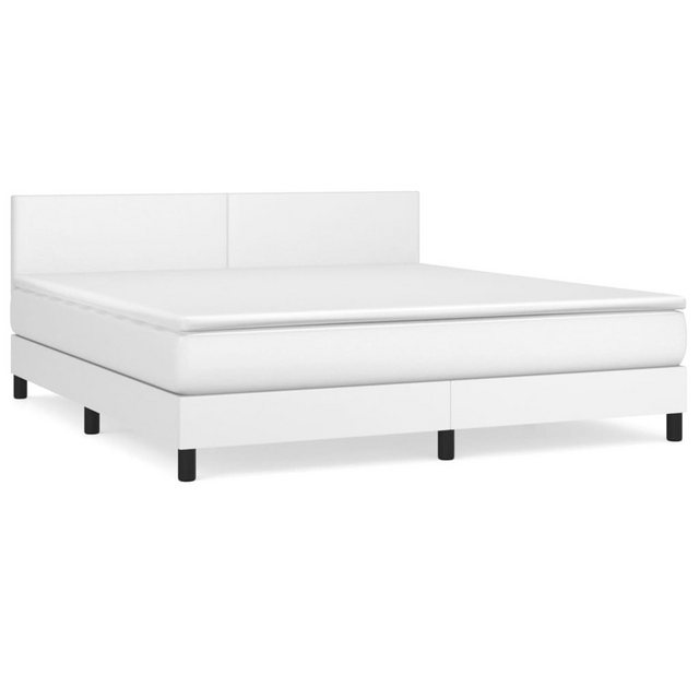 vidaXL Boxspringbett Bett Boxspringbett mit Matratze Kunstleder (180 x 200 günstig online kaufen