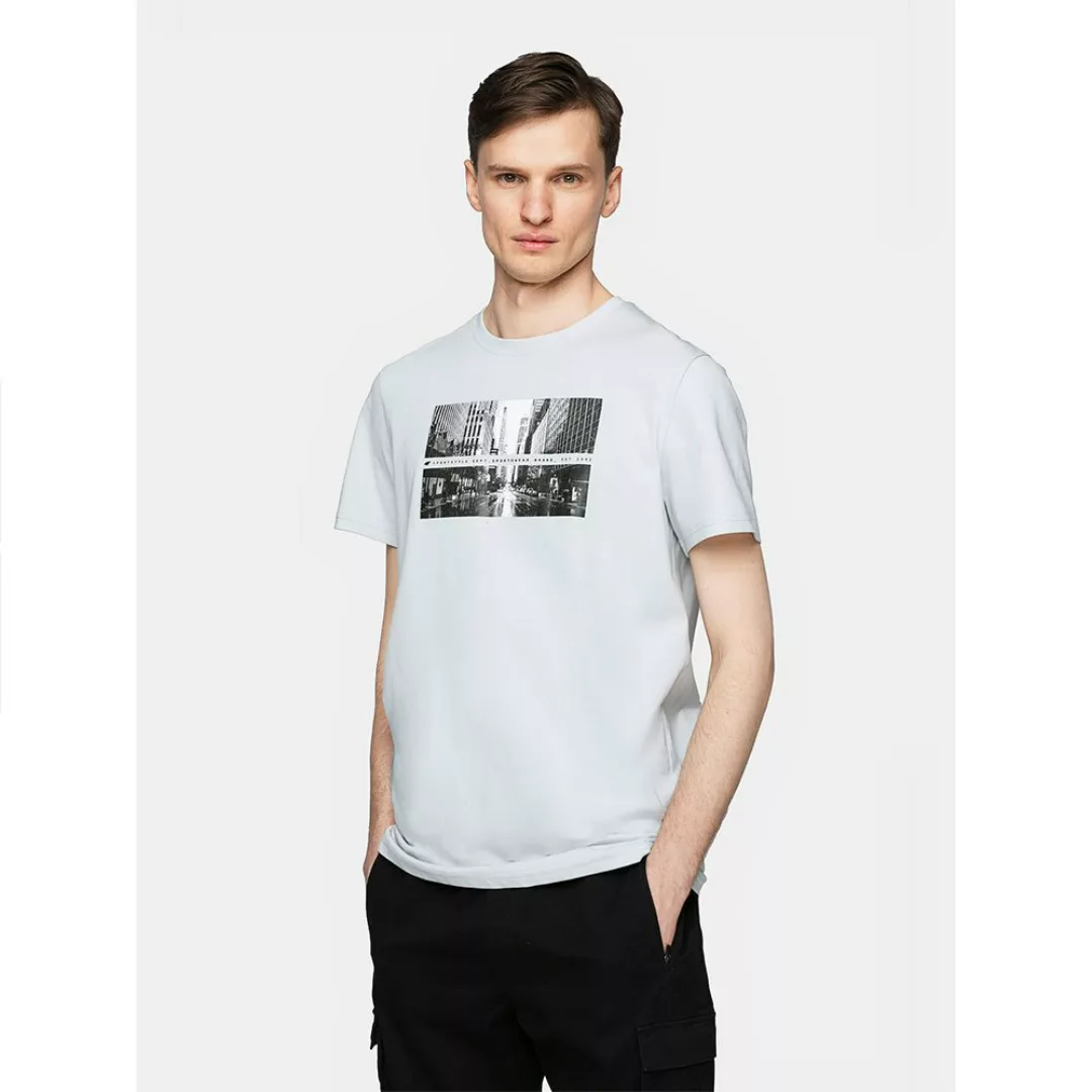 4f Kurzärmeliges T-shirt L Cold Light Grey günstig online kaufen