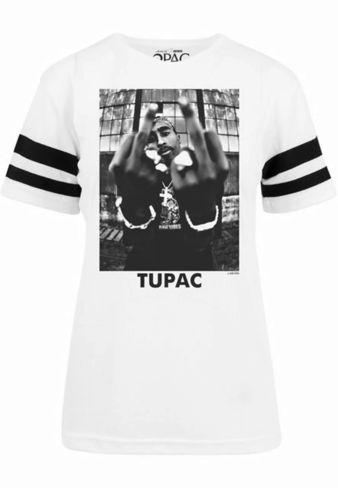 MisterTee T-Shirt MisterTee Damen Ladies 2Pac Stripes Tee (1-tlg) günstig online kaufen