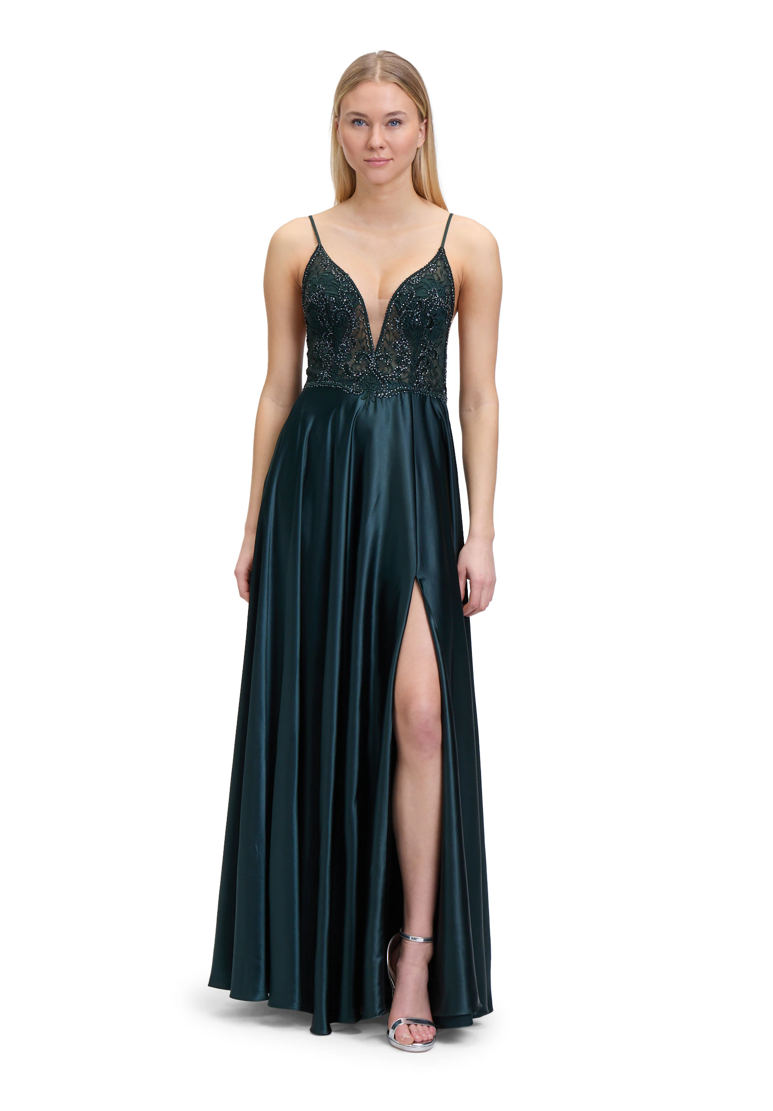 Vera Mont Abendkleid "Vera Mont Abendkleid mit Placement", Effektgarn günstig online kaufen