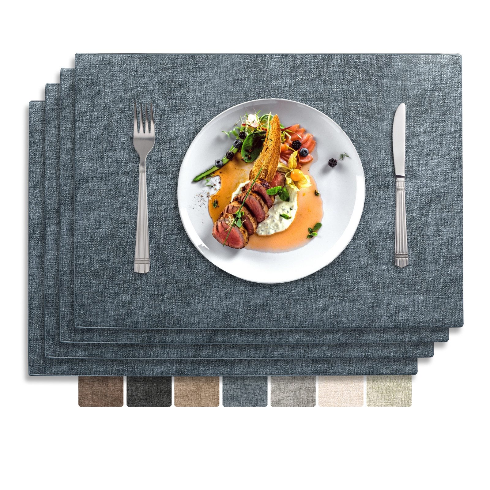 Vivi Idee Platzset Tischset Tischmatte Kunstleder, günstig online kaufen