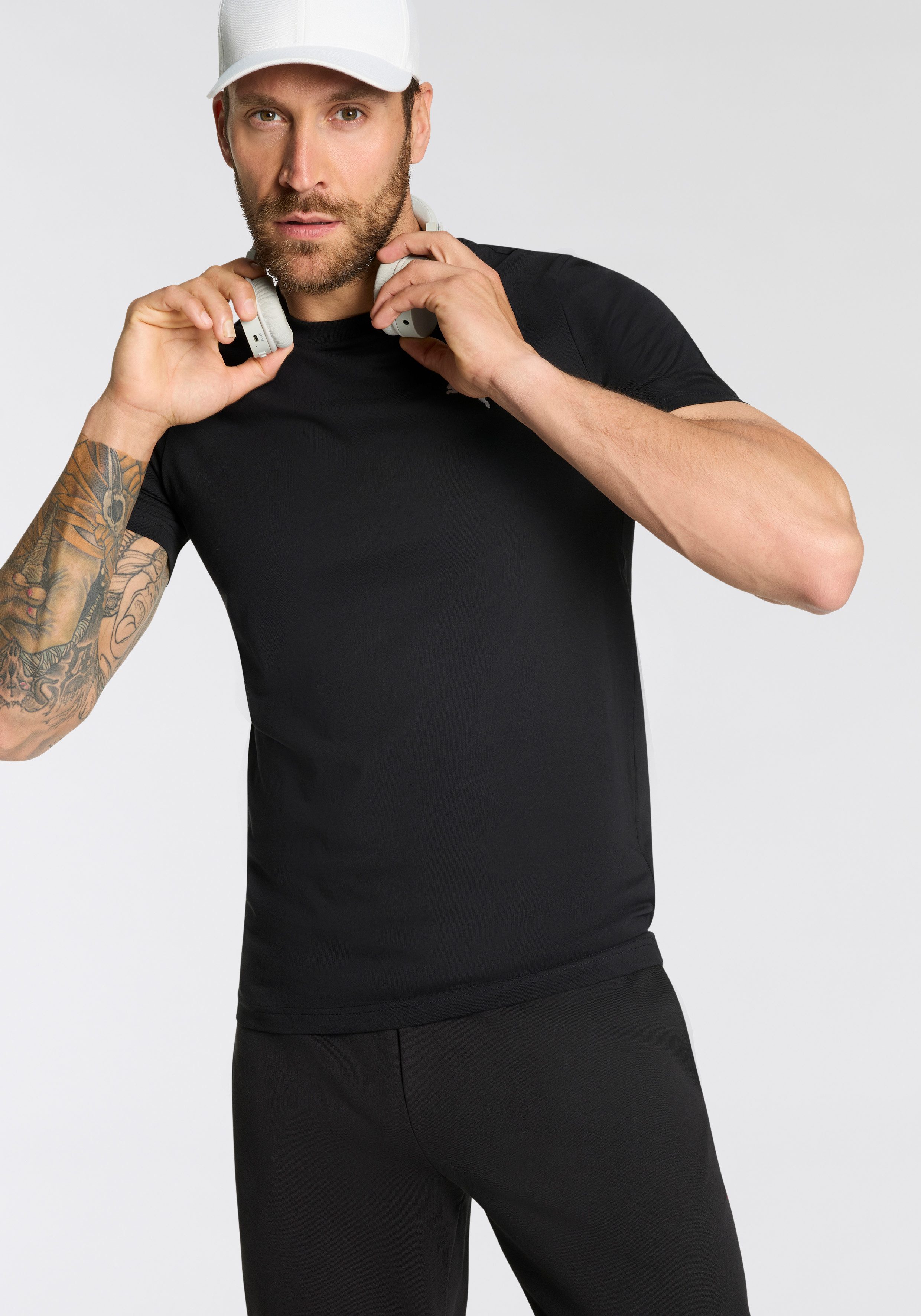 PUMA T-Shirt ESS LOGO TEE MULTIPACK günstig online kaufen