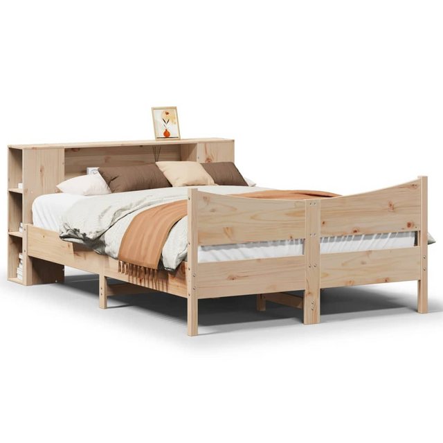 vidaXL Bett, Massivholzbett ohne Matratze 150x200 cm Kiefernholz günstig online kaufen