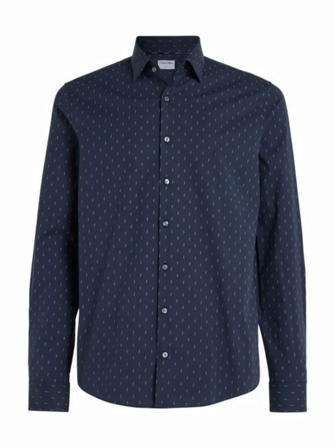 Calvin Klein Langarmhemd POPLIN LEAF PRINT SLIM SHIRT günstig online kaufen