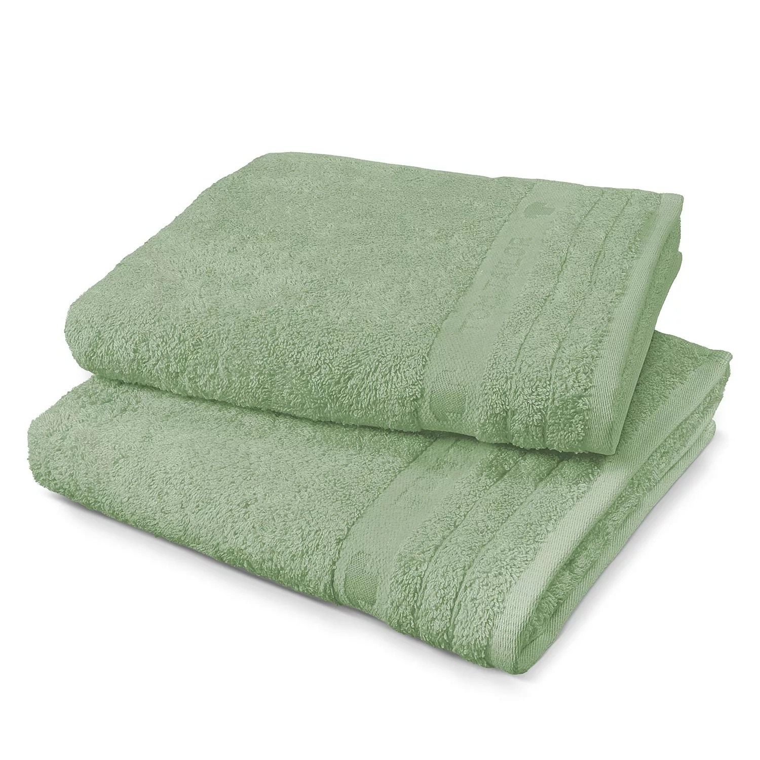 TOM TAILOR Bath Frottier Handtuch Handtücher grün günstig online kaufen