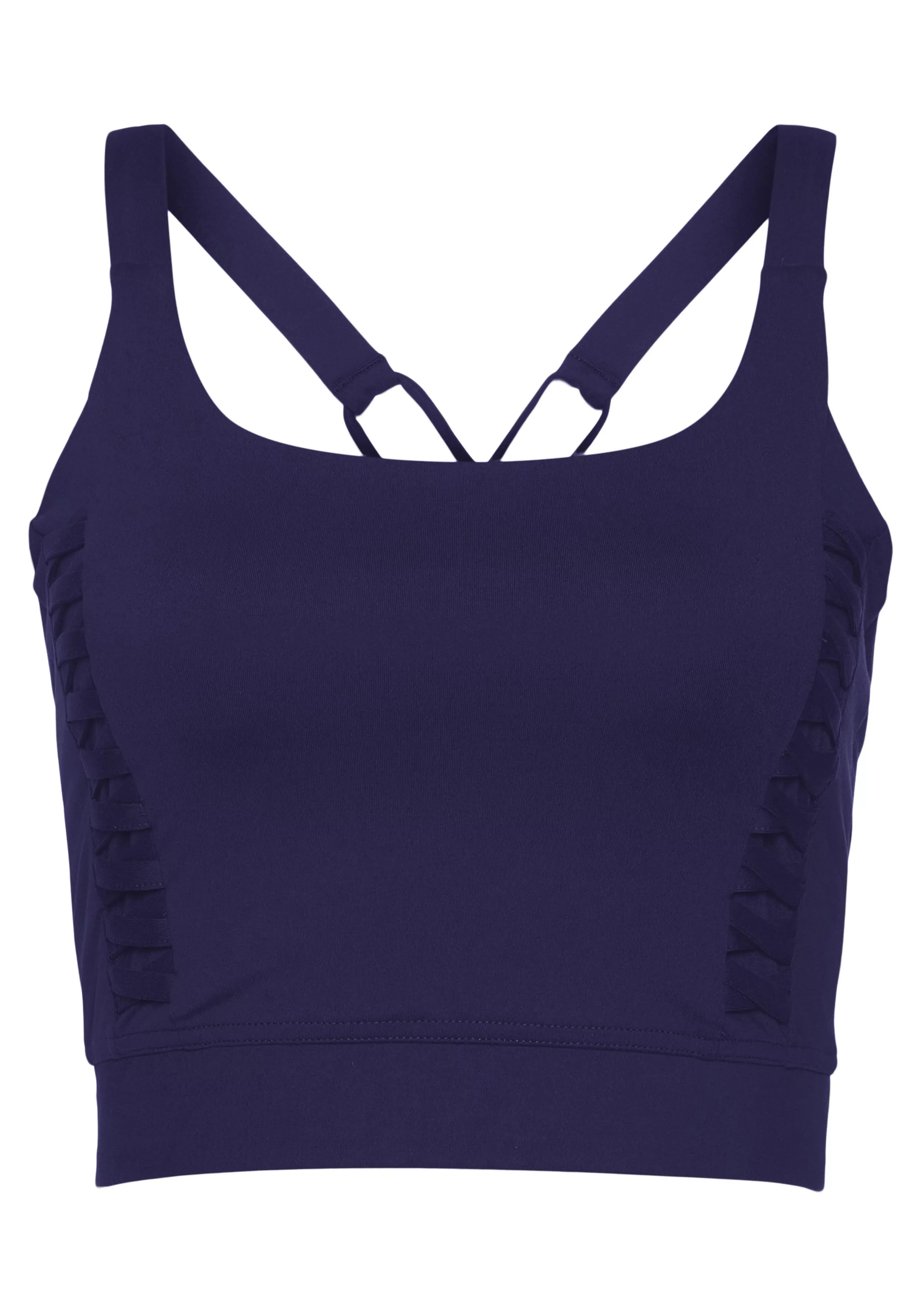 LASCANA ACTIVE Crop-Top, Sporttop mit gekreutzten Trägern und Rundhalsaussc günstig online kaufen