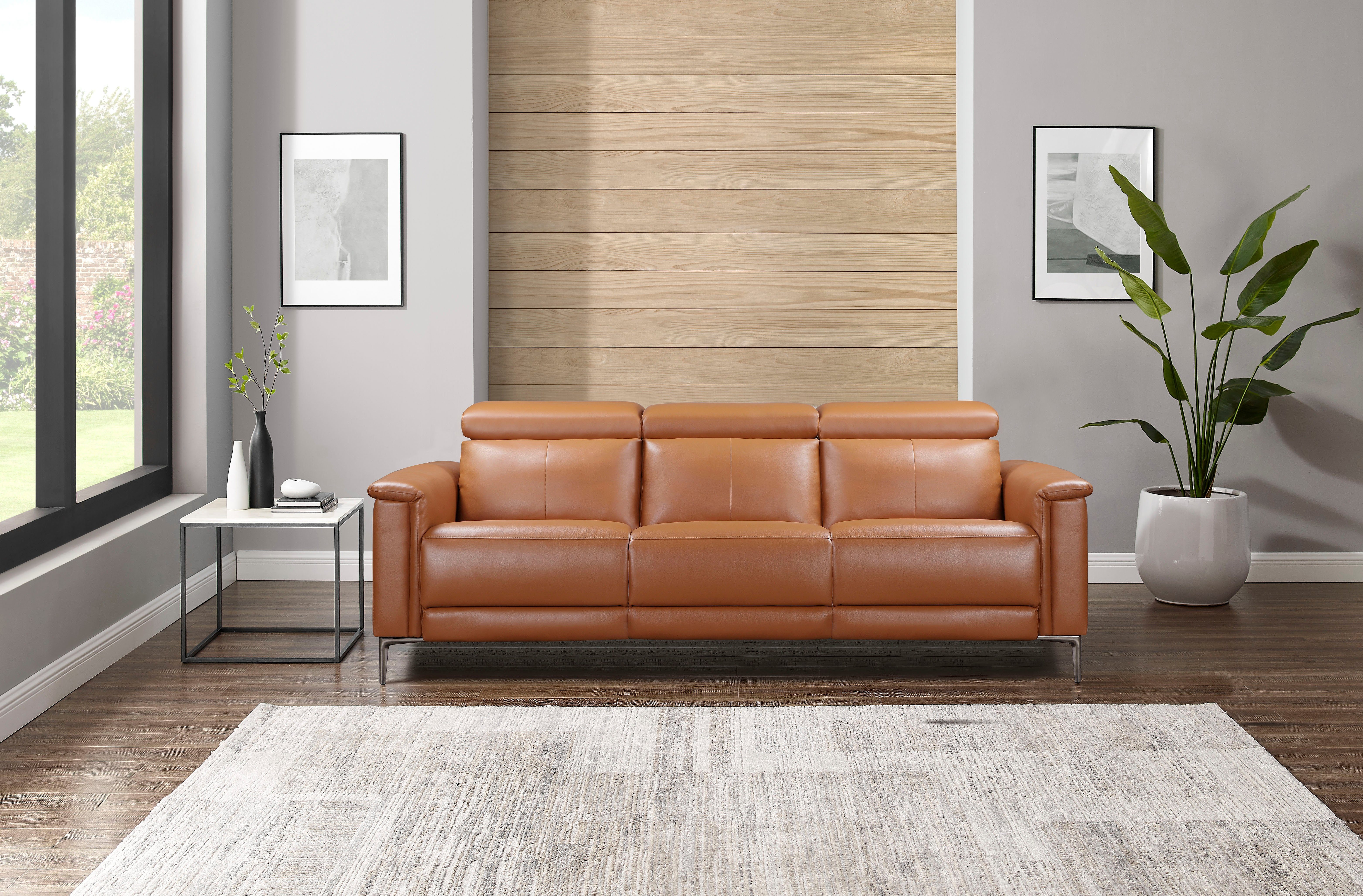 Places of Style 3-Sitzer Lund, in Leder und Webstoff lieferbar günstig online kaufen