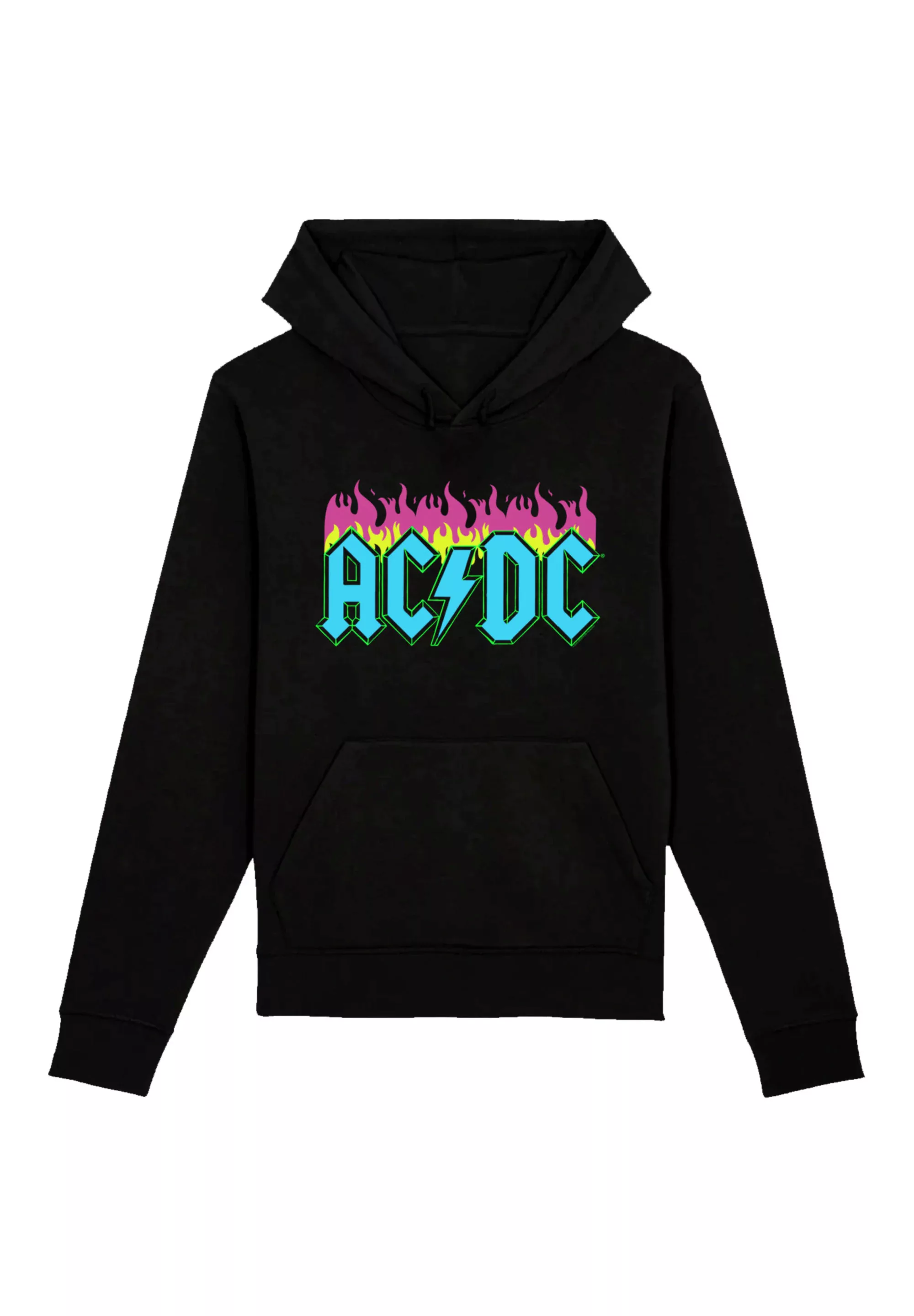 F4NT4STIC Kapuzenpullover "ACDC Neon Flames", Premium Qualität günstig online kaufen