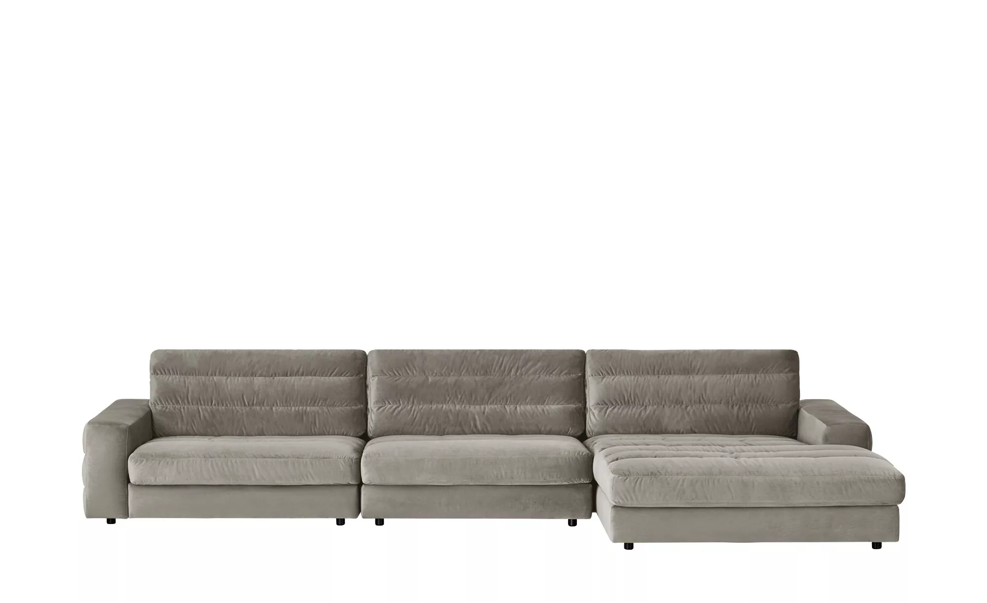 pop Ecksofa Samt  Scarlatti ¦ grau ¦ Maße (cm): B: 416 H: 83 T: 205 Polster günstig online kaufen