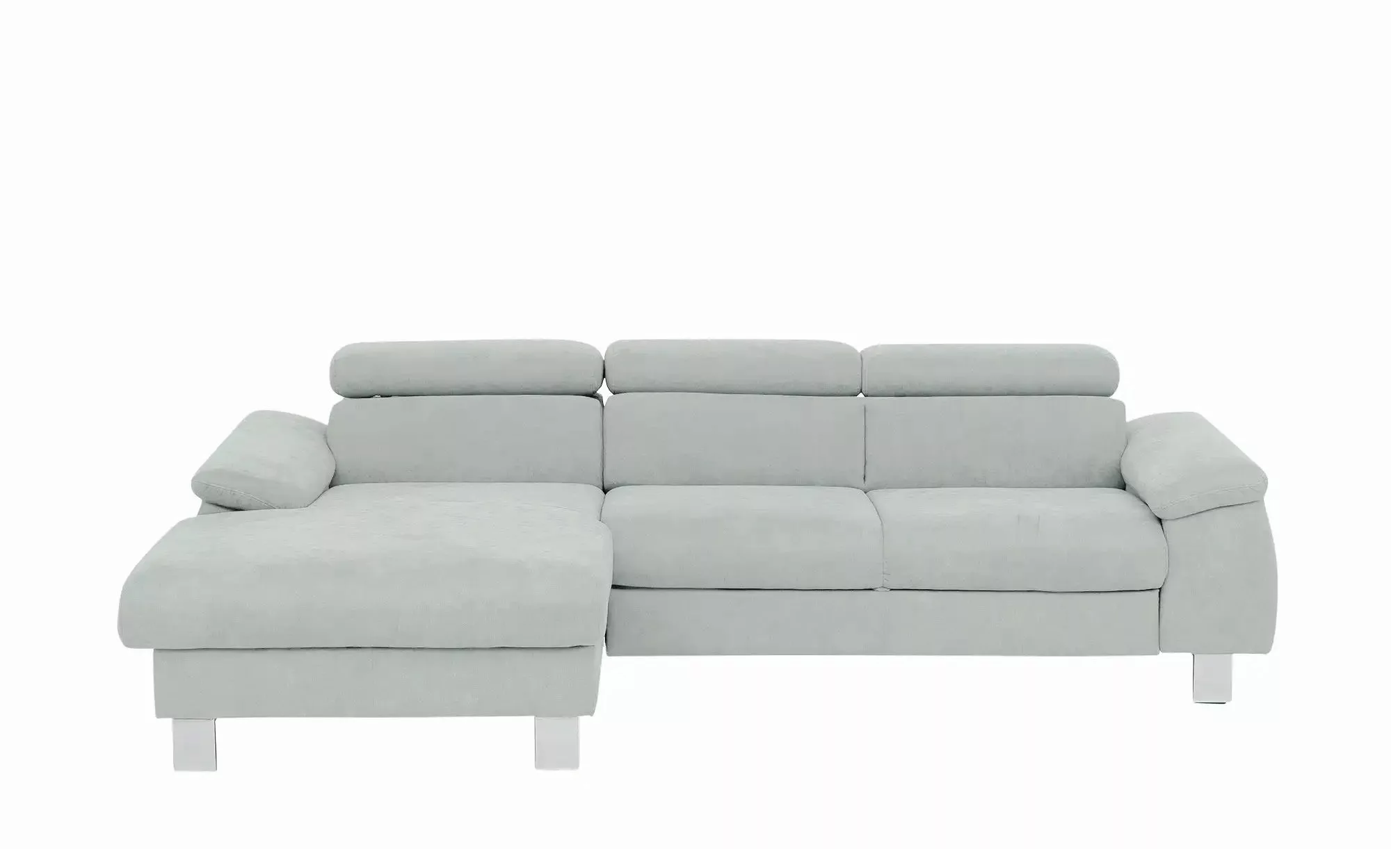 uno Ecksofa aus Velours Micky ¦ grau ¦ Maße (cm): B: 166 H: 72 T: 244.0 Pol günstig online kaufen