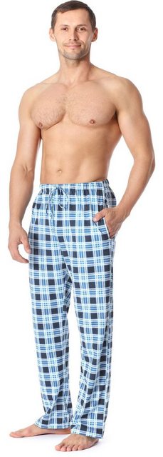 Timone Pyjamashorts Herren Schlafanzugshose Pyjamahose aus Baumwolle Nachtw günstig online kaufen