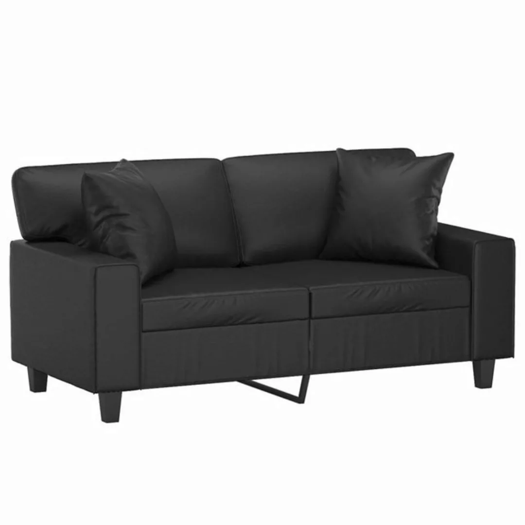 vidaXL Sofa Sofa mit Zierkissen Kunstleder, 120 cm, 2-Sitzer günstig online kaufen