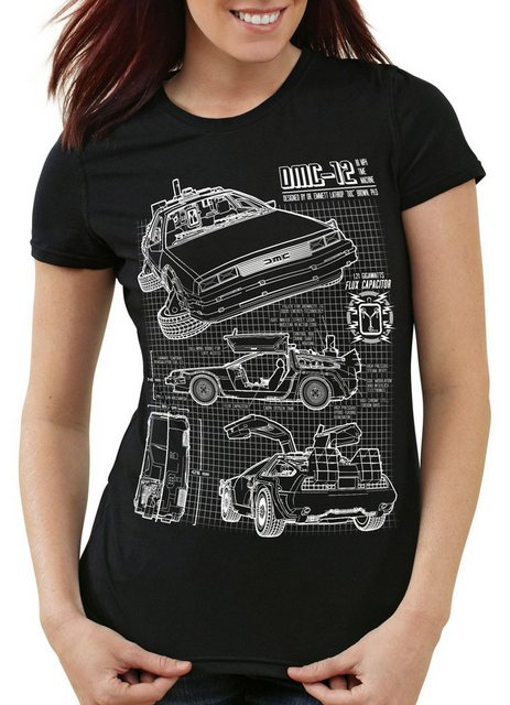 style3 T-Shirt Delorean DMC-12 zurück in die zukunft back to the future mar günstig online kaufen