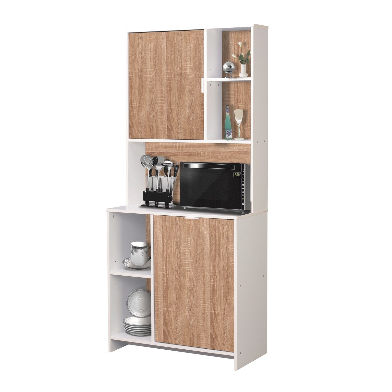 HTI-Living Hochschrank Küchenschrank Malin Weiß Sonoma günstig online kaufen