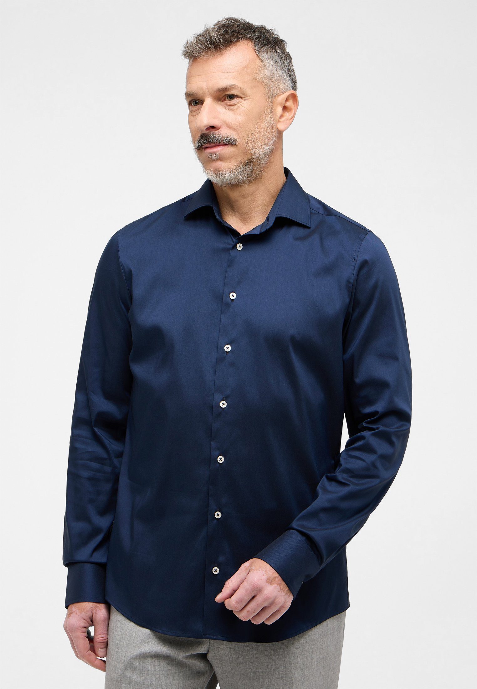 Eterna Langarmhemd SLIM FIT EASY IRON günstig online kaufen