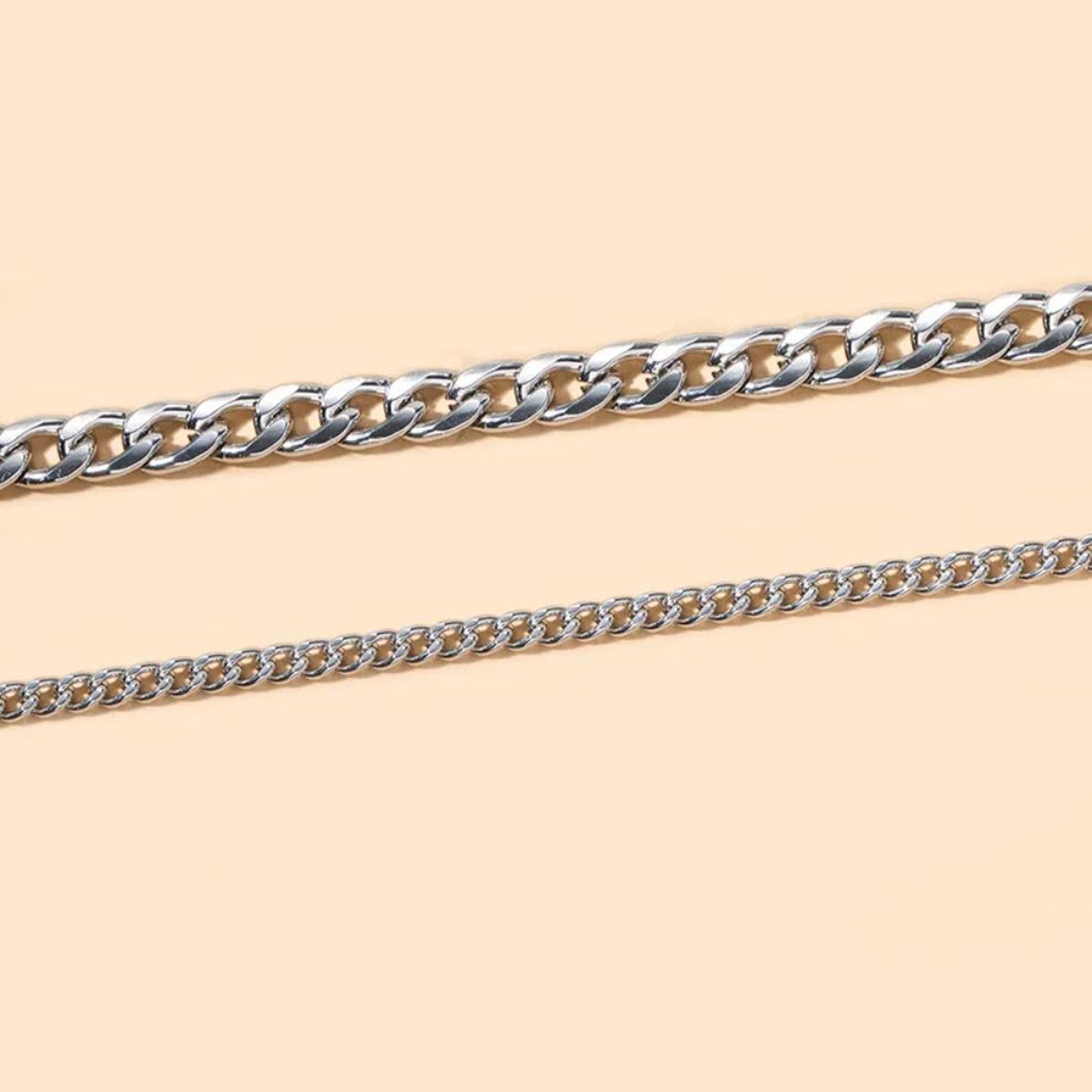 KARMA Fußketten Set Fußkettchen Schmuckset Silber günstig online kaufen