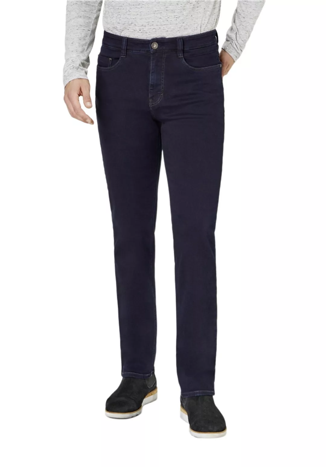 Paddock`s Herren Jeans RANGER - Slim Fit - Blau - Blue Black Dark Stone Sof günstig online kaufen