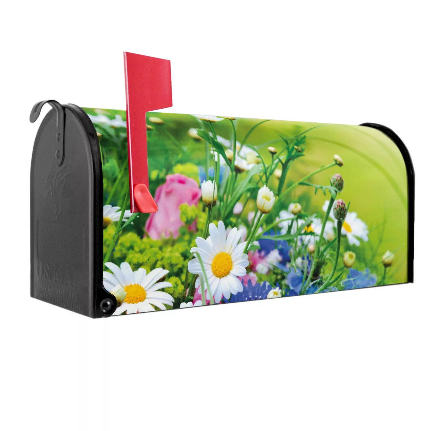 Banjado Amerikanischer Briefkasten Schwarz 48x22x16cm US Mailbox Letterbox günstig online kaufen