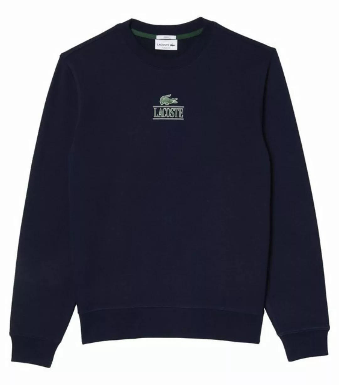 Lacoste Sweatshirt Sweatshirt SIGNATURE Classic Fit (1-tlg) günstig online kaufen