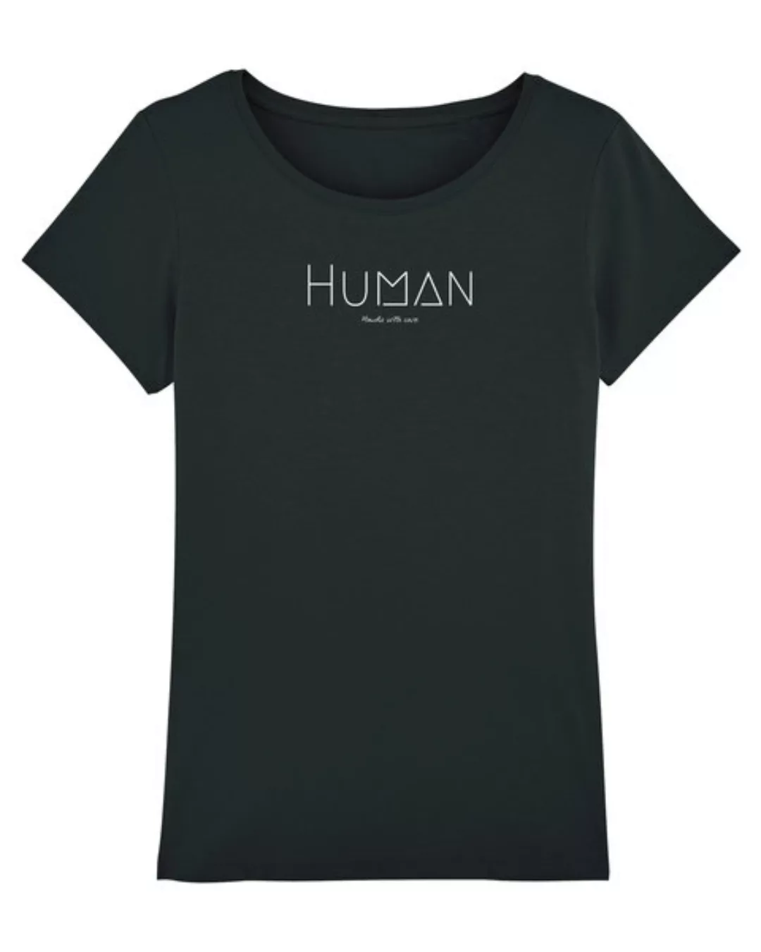 Bio Damen Sommer T-shirt "Faith - Human" In 6 Farben günstig online kaufen