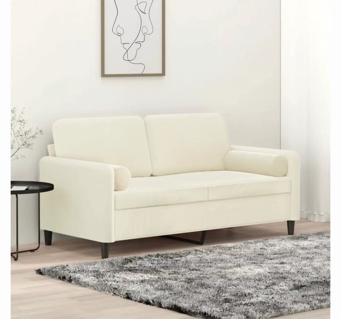 Nettlife Sofa 2-Sitzer-Sofa Doppelsofa mit Zierkissen 138/158/198 CM Samt günstig online kaufen