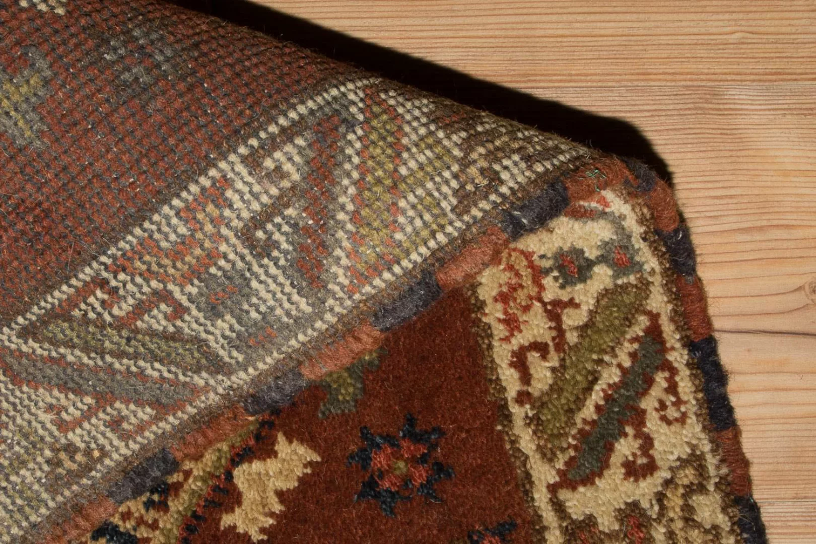 morgenland Wollteppich »Kazak Teppich handgeknüpft braun«, rechteckig günstig online kaufen